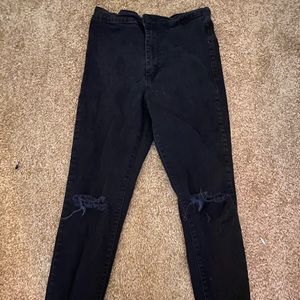 Black high waisted Forever 21 jeans
